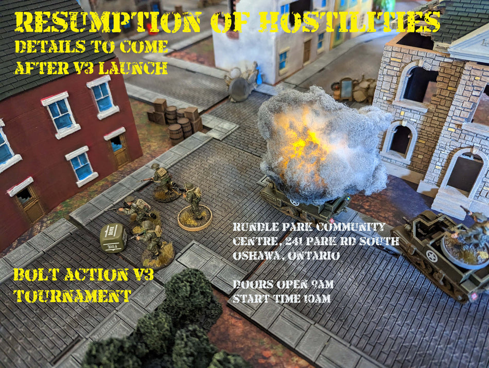 Over The Top Gaming Bolt Action Tournament Resumption of Hostilities November 10th 2024