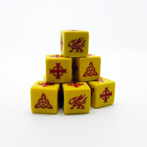 SAGA Celtic Dice - Welsh (8)