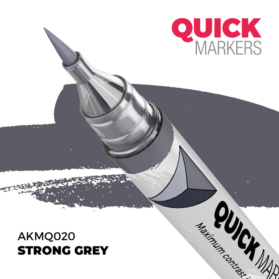 AK Interactive Strong Grey - Quick Marker