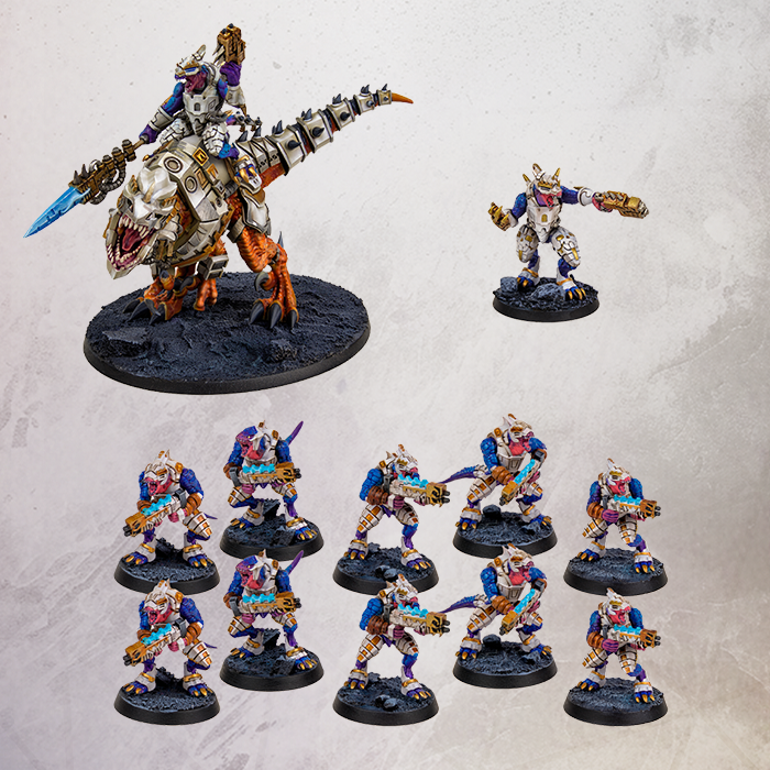 One Page Rules Saurian Starhost Elite Expansion