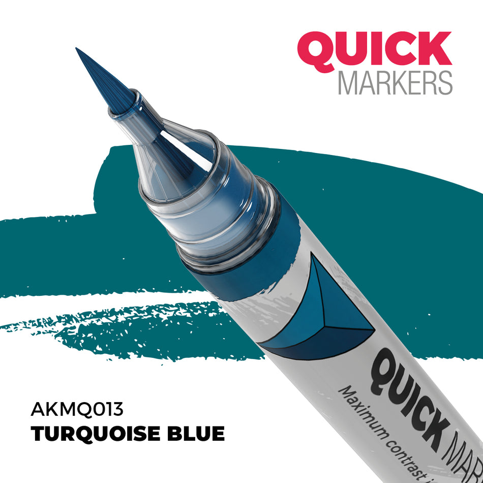 AK Interactive Turquoise Blue - Quick Marker