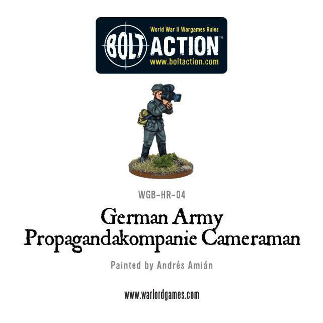 Bolt Action German Army Propagandakompanie Cameraman