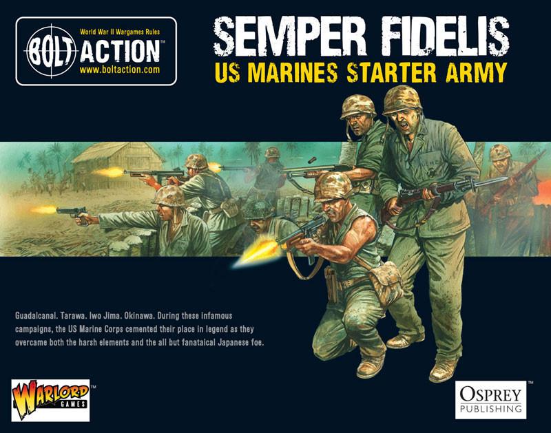 Bolt Action US Marines Starter Army