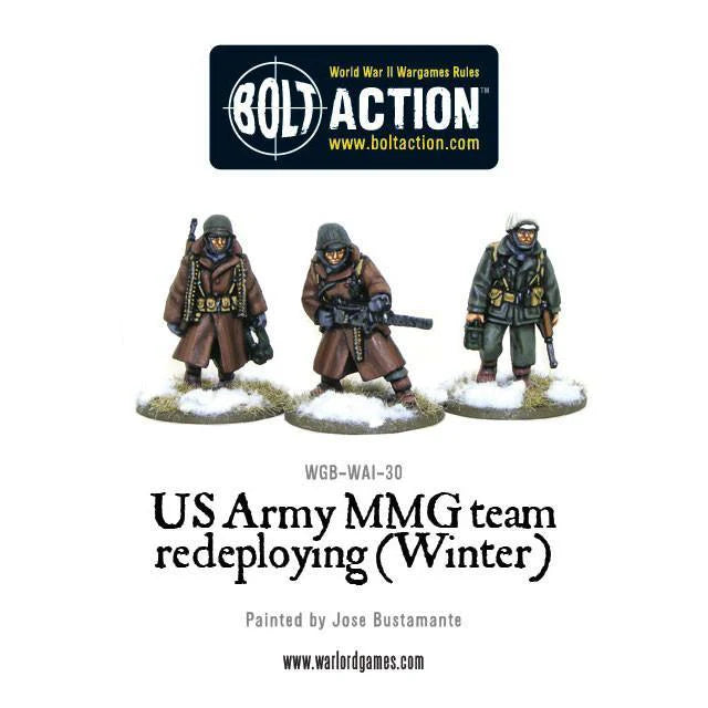 Bolt Action US Army MMG team (Winter) - Redeploying