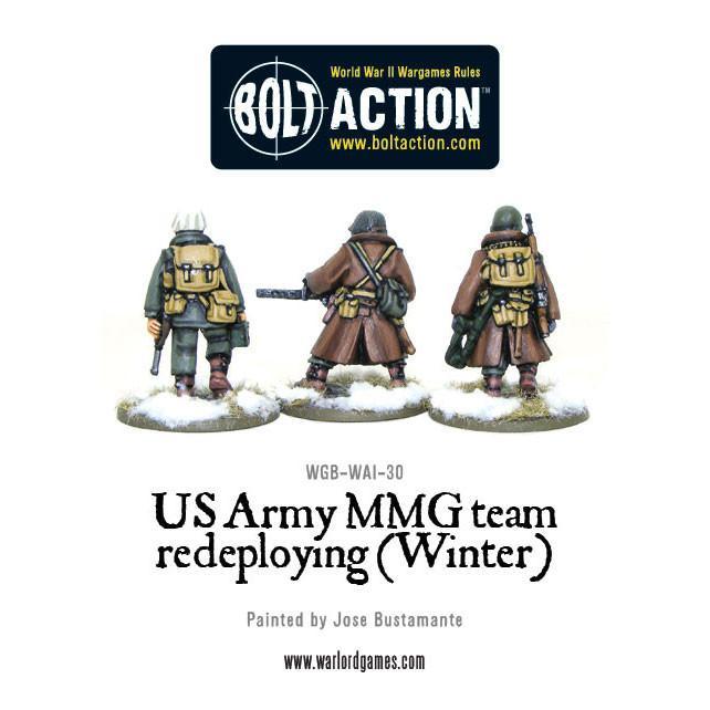 Bolt Action US Army MMG team (Winter) - Redeploying