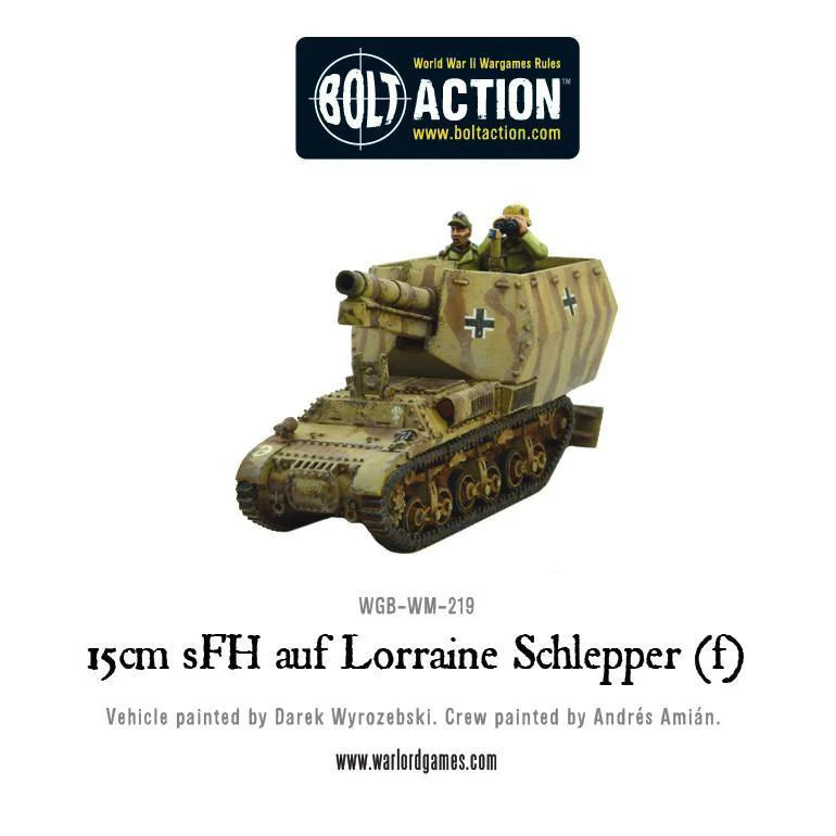 15 cm sFH auf Lorraine Schlepper