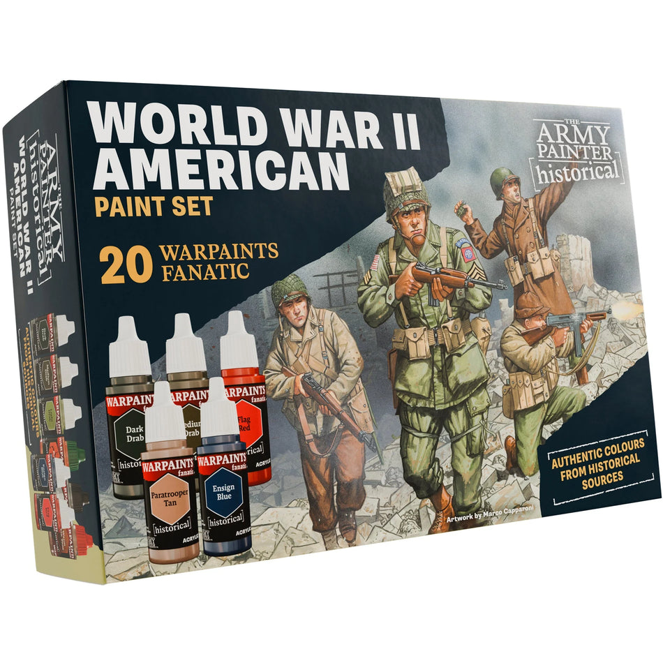 The Army Painter - Warpaints Fanatic: World War II American Paint Set