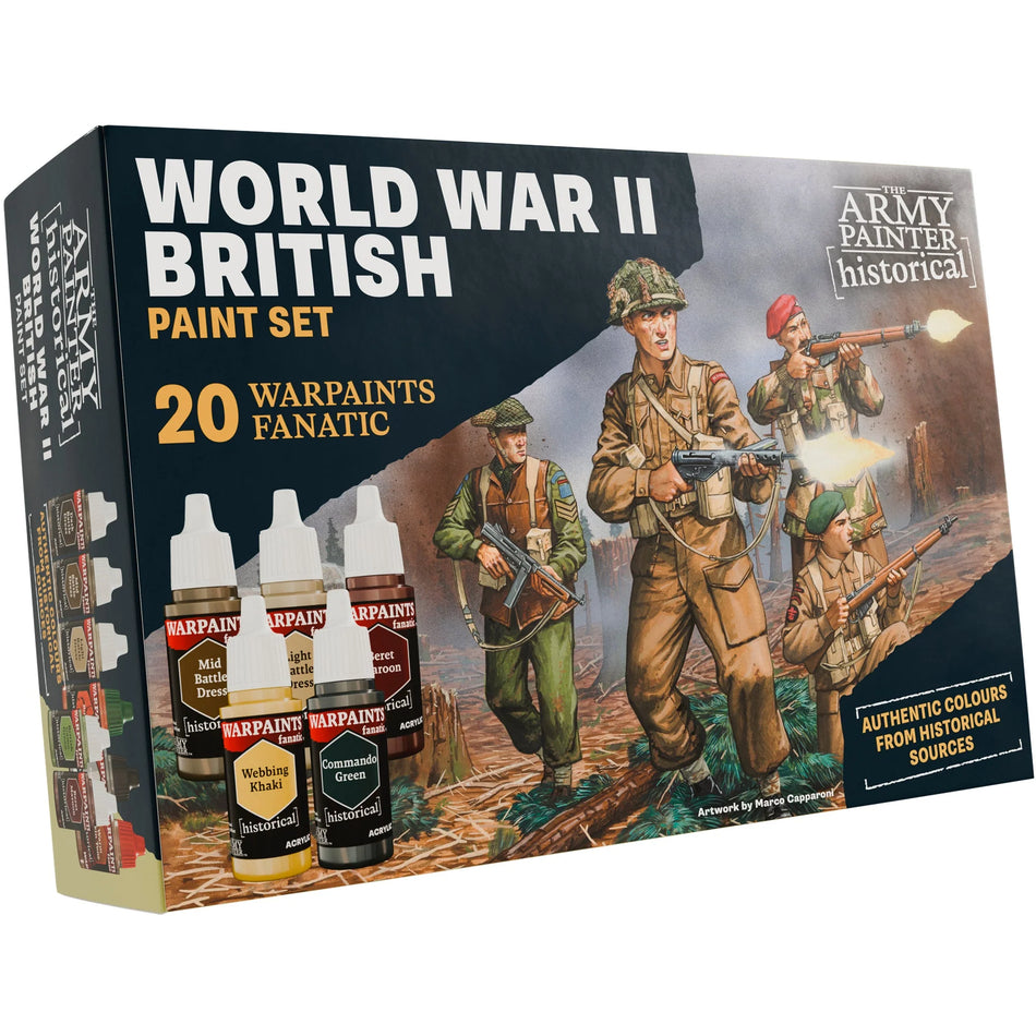 The Army Painter - Warpaints Fanatic: World War II British Paint Set