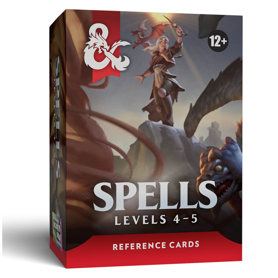 Dungeons & Dragons: Reference Cards: Spells - Levels 4-5 (Pre-Order August 18th 2026)
