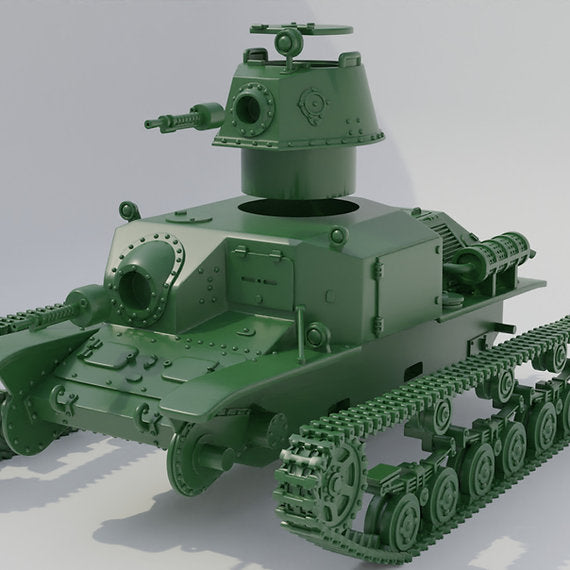 Tankette Type 92 Jyu-Sokosha (early or late) + 2 Tankmen