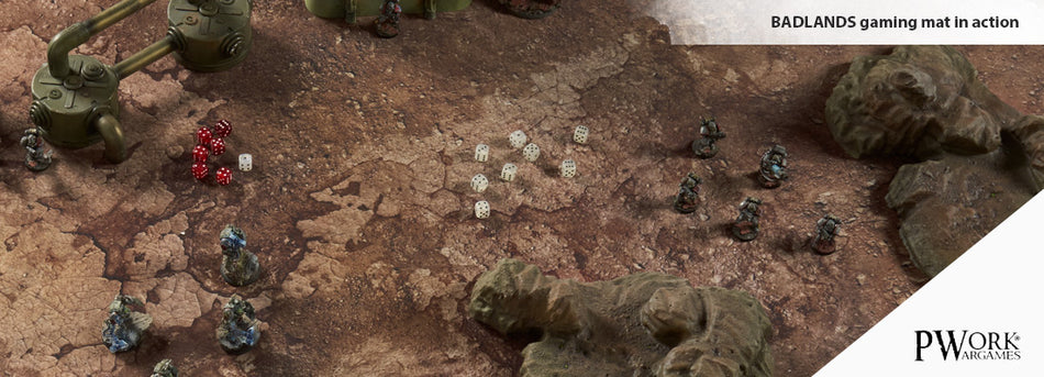 Game Mat "Badlands" neoprene 6' x 4'