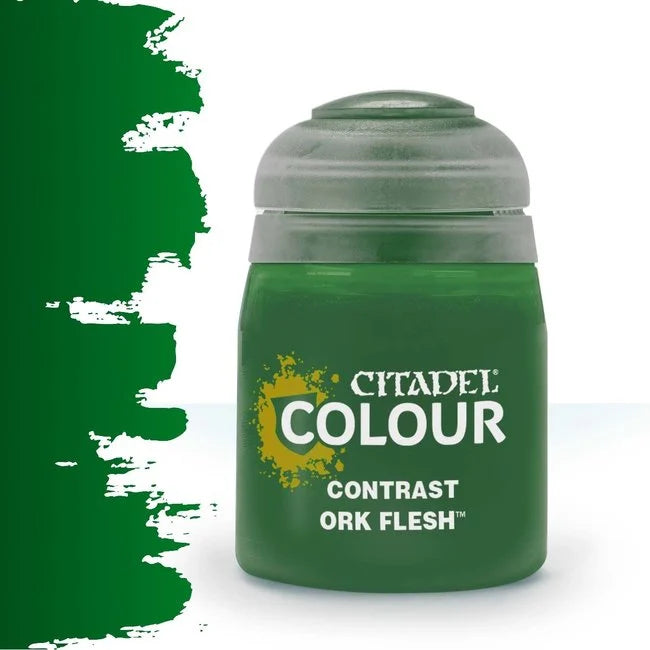Citadel Paints Ork Flesh Contrast
