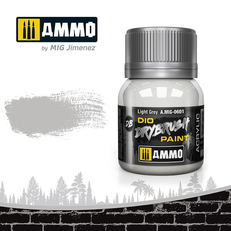 Ammo MIG Dio DRYBRUSH Light Grey A.MIG-0601