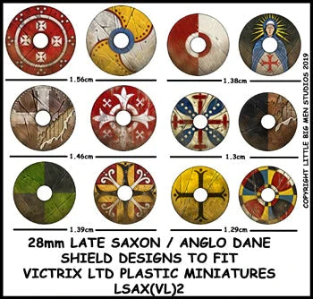 Late Saxon / Anglo Dane Shield Designs LSAX (VL)2