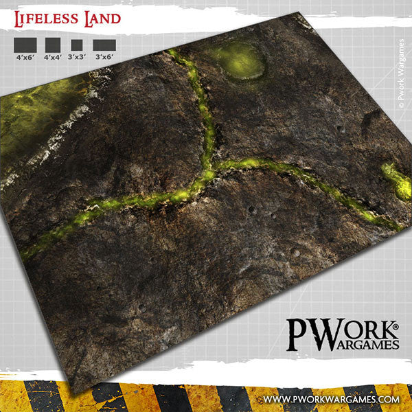 Game Mat "Lifeless Land" neoprene 44" x 60"