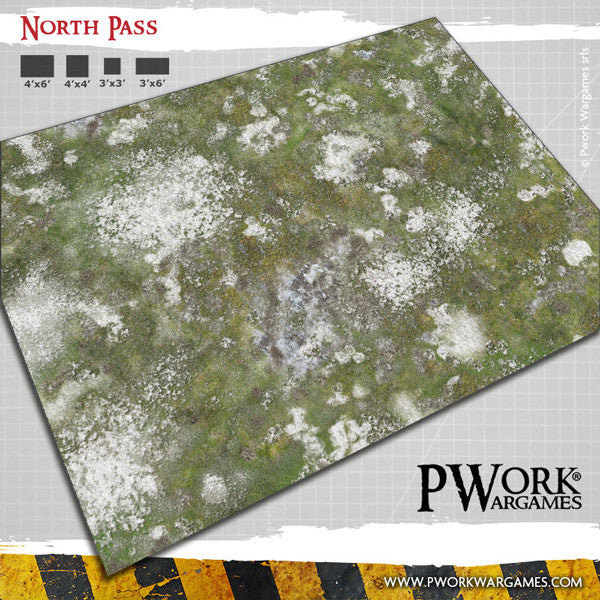 Game Mat "North Pass" neoprene 6' x 4'