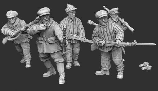 Soviet Opolchenyie Workers Militia squad