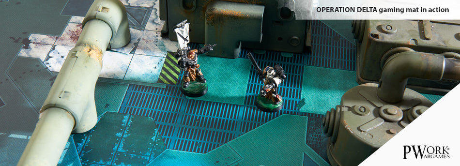 Game Mat "Operation Delta" neoprene 44" x 60"