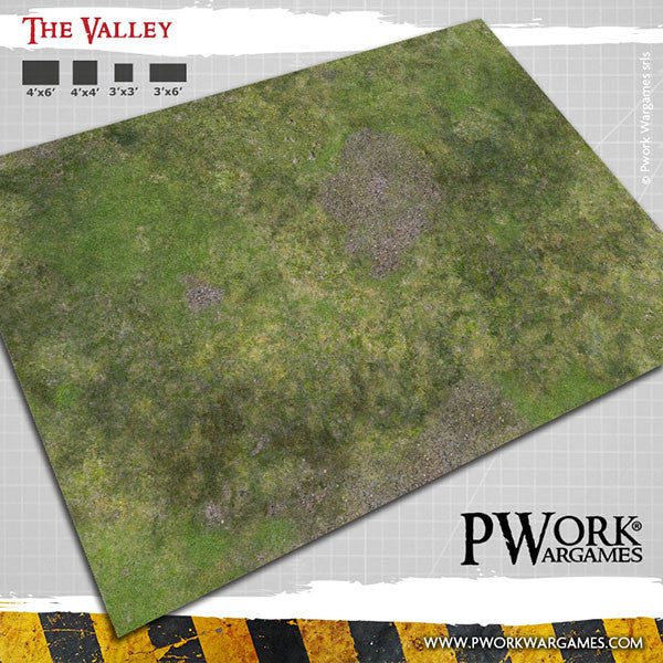 Game Mat "The Valley" neoprene 6' x 4'