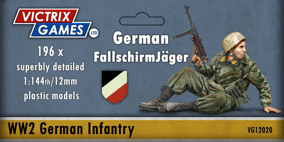 12mm WW2 German Infantry Fallschrimjager