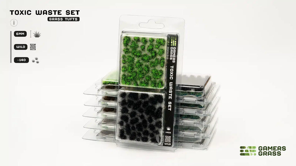 Gamers Grass Toxic Waste Tuft Set - Wild