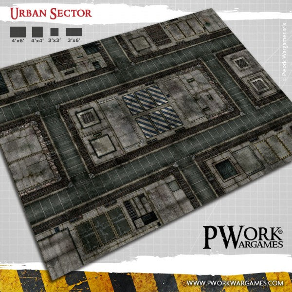 Game Mat "Urban Sector" neoprene 44" x 60"