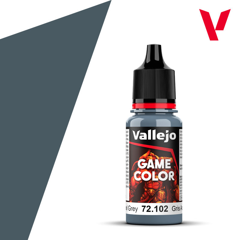 Vallejo Game Color 72.102 Steel Grey