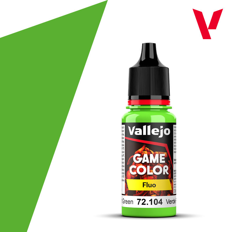 Vallejo Game Color 72.104 Fluorescent Green