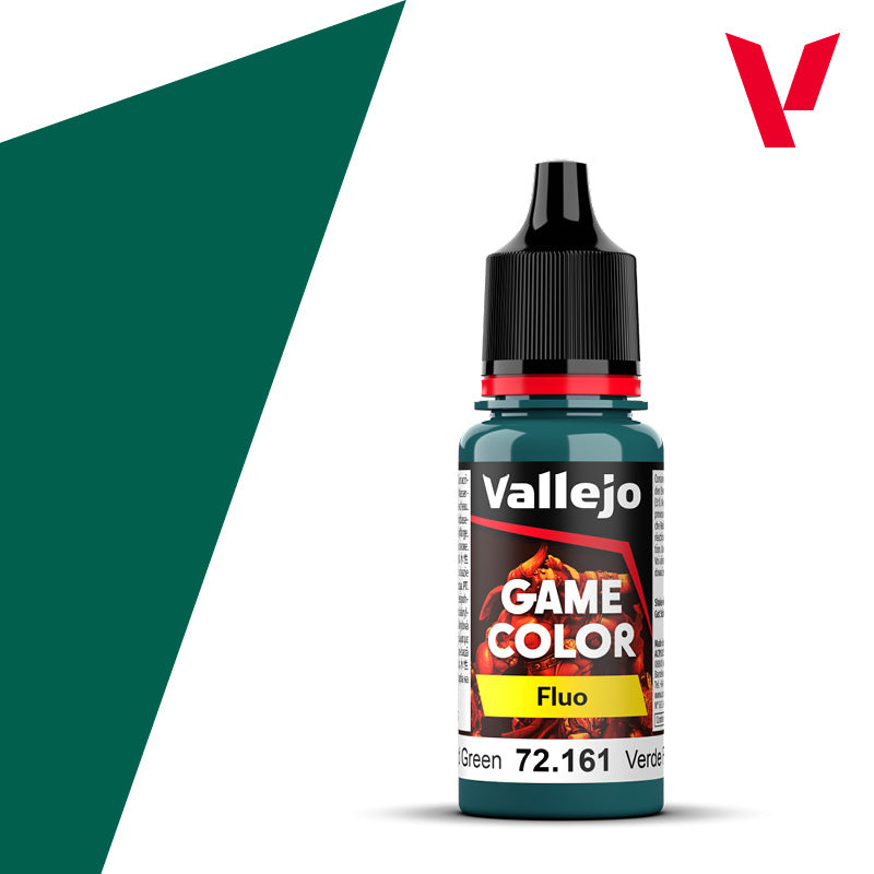 Vallejo Game Color 72.161 Fluorescent Cold Green
