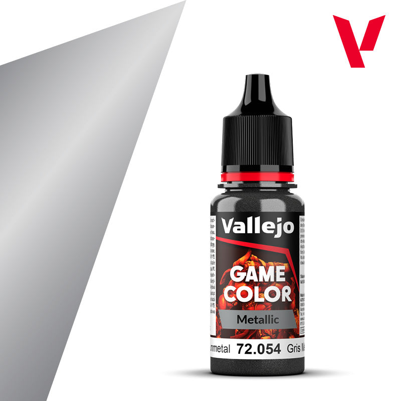 Vallejo Game Color 72.054 Dark Gunmetal