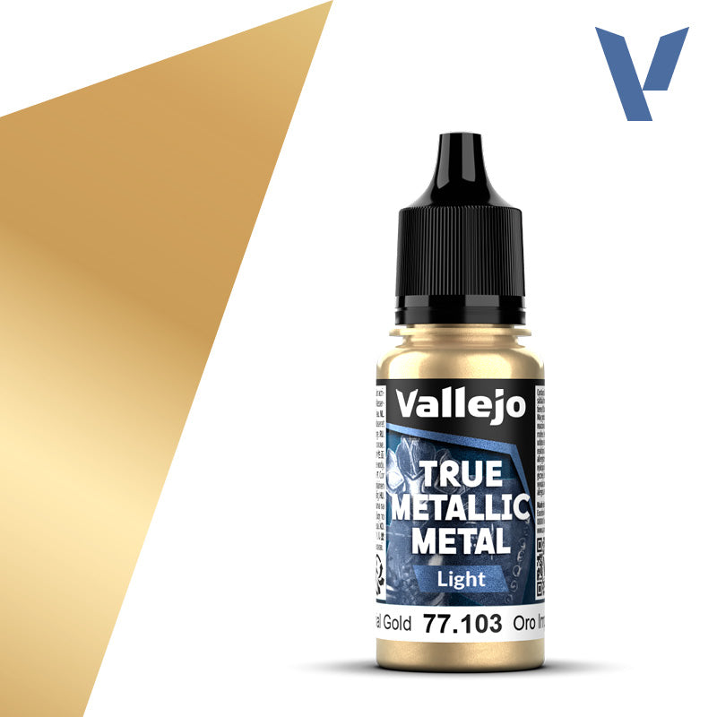 Vallejo True Metallic Metal 77.103 Imperial Gold Light