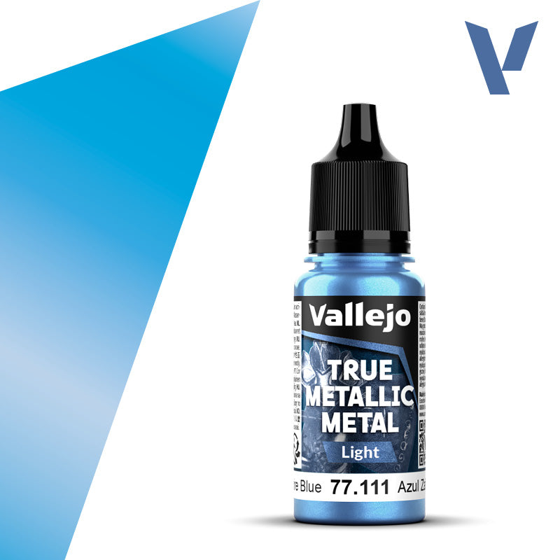 Vallejo True Metallic Metal 77.111 Saphire Blue Light
