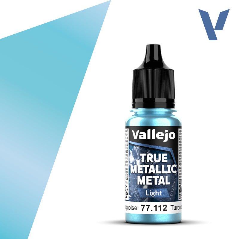 Vallejo True Metallic Metal 77.112 Hydra Tourquoise Light