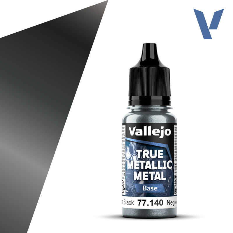 Vallejo True Metallic Metal 77.140 Obsidian Black Base