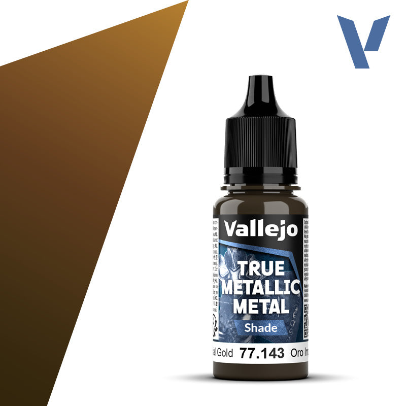 Vallejo True Metallic Metal 77.143 Imperial Gold Shade