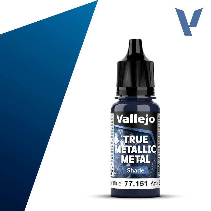 Vallejo True Metallic Metal 77.151 Sapphire Blue Shade