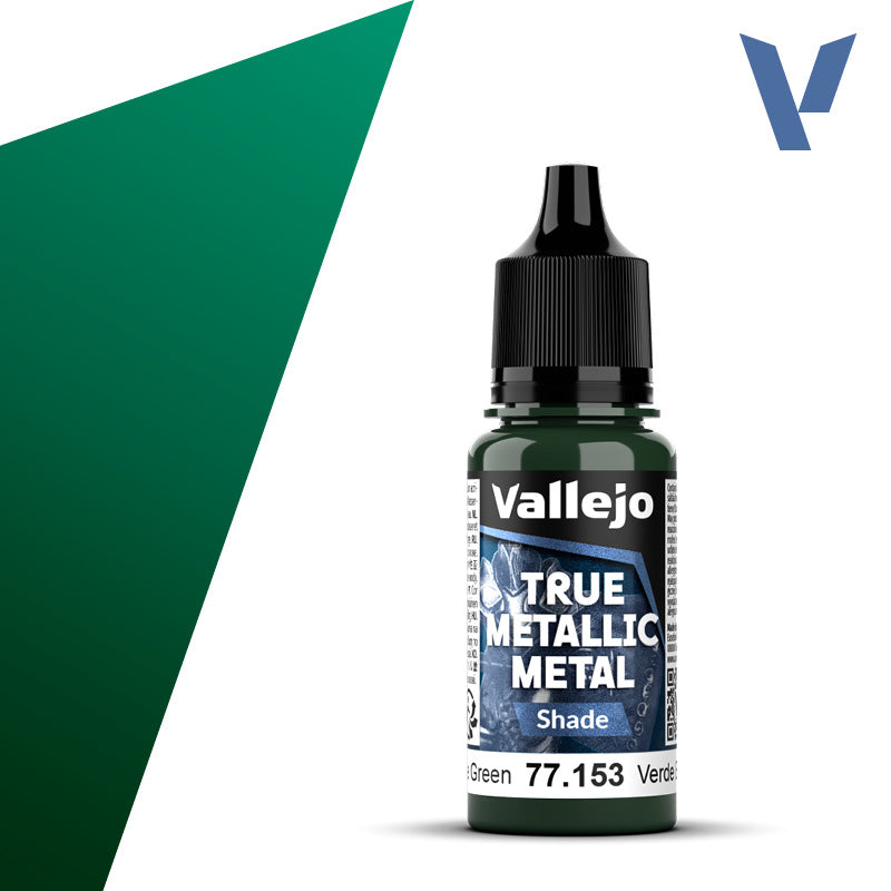 Vallejo True Metallic Metal 77.153 Beetle Green Shade