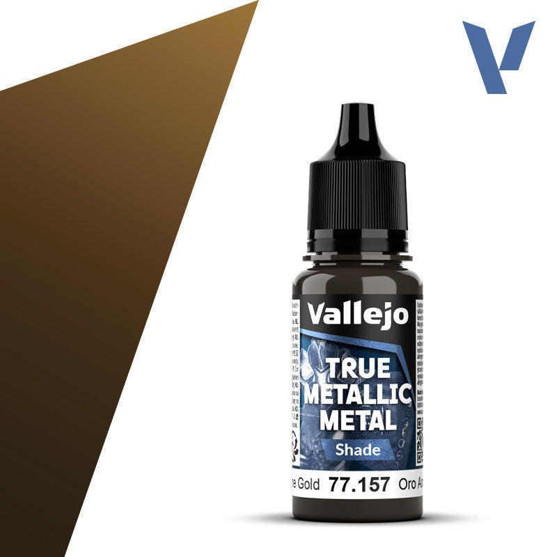 Vallejo True Metallic Metal 77.157 Arcane Gold Shade