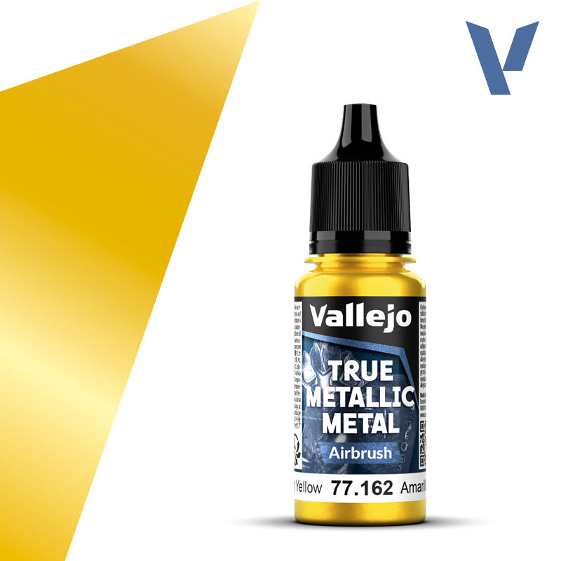 Vallejo True Metallic Metal 77.162 Radiant Yellow Shade