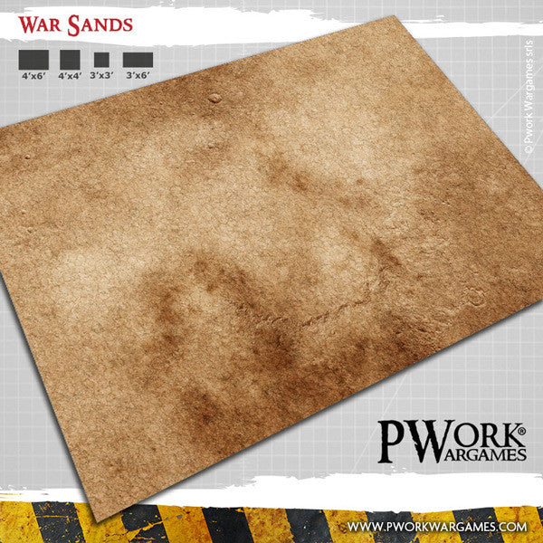 Game Mat "War Sands" neoprene 6' x 4'