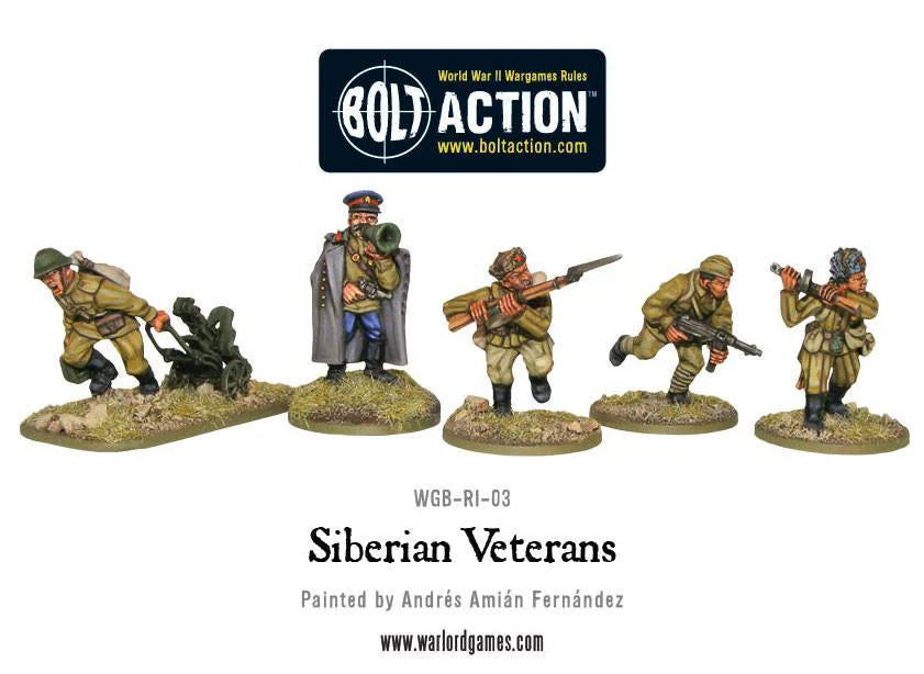 Bolt Action Soviet Siberian Veterans