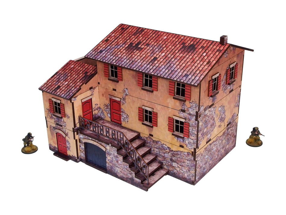 WW2 Italy Large House (1) PREPAINTED